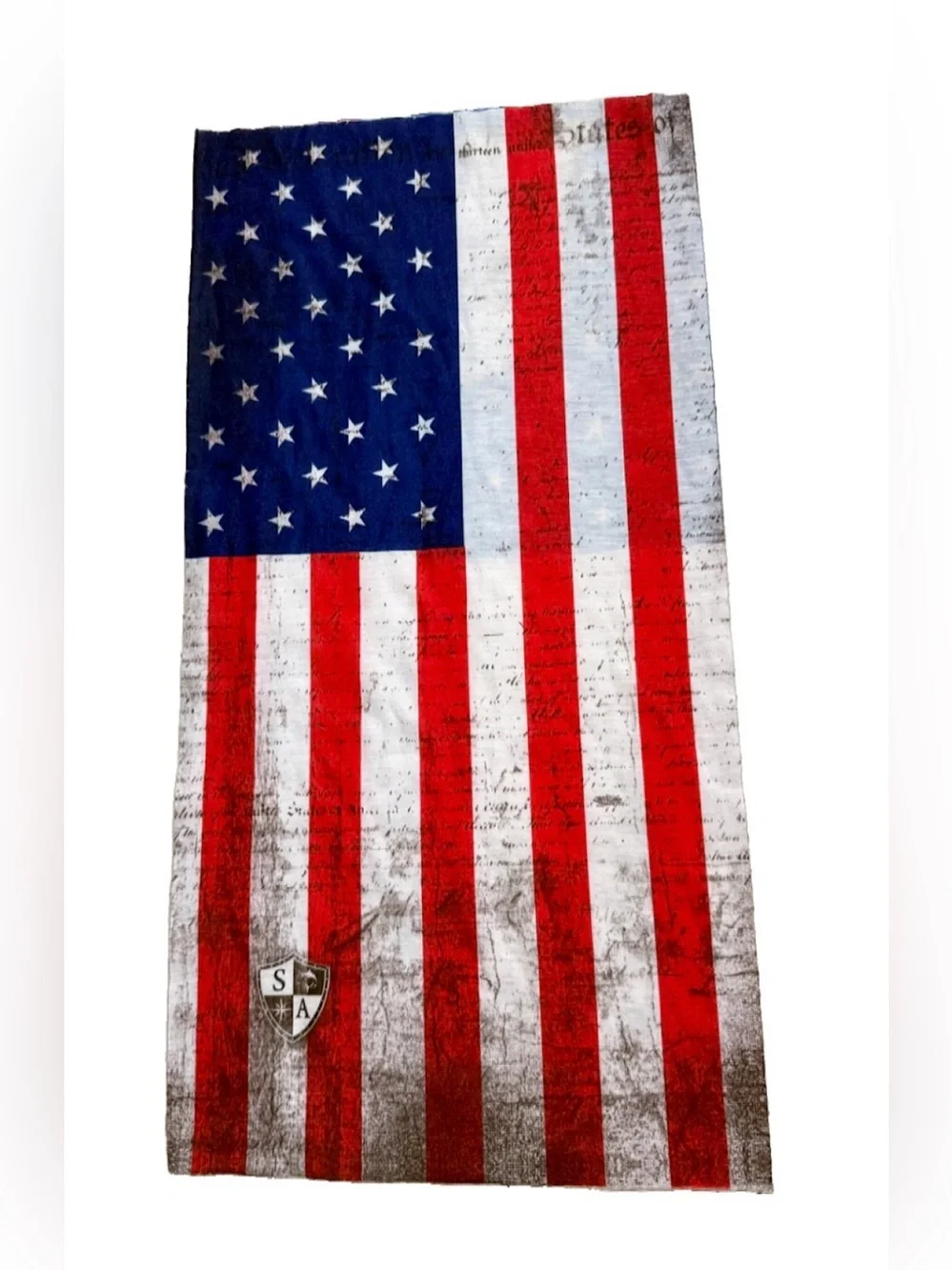 Salt Armour Skull American Flag Neck Gaiter Face Mask Fishing UV Sun Shield